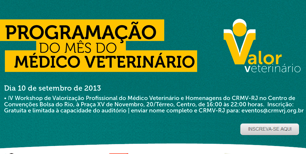 Workshop no programa do mês do médico veterinário